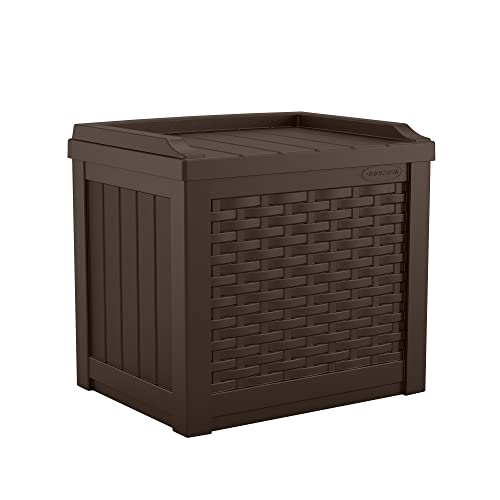 Suncast 60 Gallon and 22 Gallon Resin Outdoor Storage Box Bundle