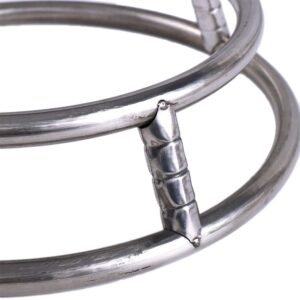 Leadigol Wok Ring,Stainless Steel Wok Rack,Wok Ring for Gas Stove Rack,Reversible Size Wok Support Ring Pot Mats Wok accessories