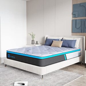 Avenco Twin Mattress for Kids,12 Inch Innerspring Hybrid Mattress Twin, Medium Firm Twin Size Mattress in a Box with Individual Pocket Springs & Comfort Foam for Pressure Relief