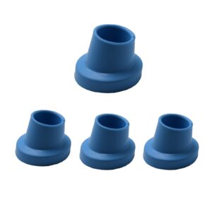 slope replacement feet for shower chair bath seat, shower stools and transfer bench, non-skid shower bench and tub transfer benches rubber suction cup feet (slope-blue, 1-1/8" i.d)