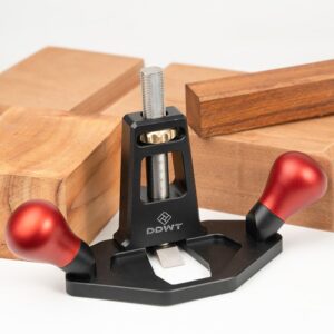 DDWT Router Plane Handheld Woodworking Tool Quick Adjust Depth with Depth Stop for Tuning Joinery Cutting Dados Grooves Mortise