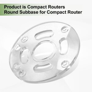 DNP613 Router Sub Base for DE-WALT 20V Compact Routers, Replace DNP613, Fits Model DCW600B, DWP611, DWP611PK More, Round