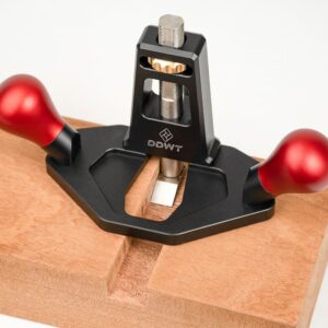 DDWT Router Plane Handheld Woodworking Tool Quick Adjust Depth with Depth Stop for Tuning Joinery Cutting Dados Grooves Mortise