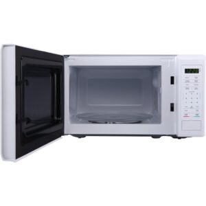 Magic Chef MC77MW Countertop Microwave Oven, Small Microwave for Compact Spaces, 700 Watts, 0.7 Cubic Feet, White