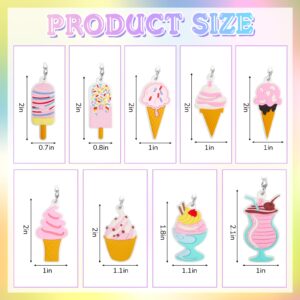 Sasylvia 36 Ice Cream Party Gifts Christmas Gift Ice Cream Party Favors Keychain Cute Ice Cream Party Decorations Appreciation Thank You Gifts