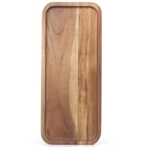 wooden serving platters acacia long charcuterie boards rectangle wood tray home decor serving cheese board appetizer snack plates kitchen dinner platter for food dish rectangular cake dessert trays