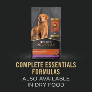 Purina Pro Plan Complete Essentials Lamb and Vegetables and Turkey and Vegetables Slices in Gravy 12ct High Protein Wet Dog Food Variety Pack - (Pack of 12) 13 oz. Cans