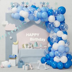 Blue Balloons 60Pcs Balloons 12 Inch Balloons for Arch Decoration royal Blue Balloons Latex Balloons navy Blue Balloons for Blue Balloon Garland Matte Balloons for Birthday Wedding Graduation Party