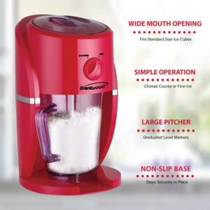 Brentwood TS-1425R Frozen Drink Machine, 45 Watt, Red