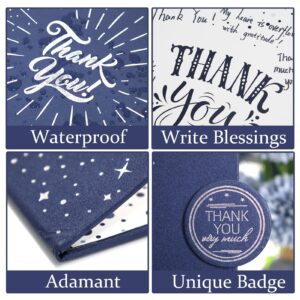 Vlipoeasn Thank You Party Guest Book Alternative, Blue Thank You All You Do, Signature Thank You Sign,Retirement Office Party Decor, Thanks to Staff Teachers Professors Doctor Nurses Party Decorations