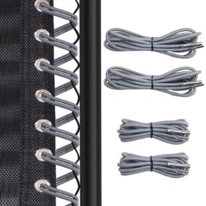 universal zero gravity chair repair cord kit, 4 pack replacement elastic cords repair tool kit for repairing zero gravity chair, recliners (silver)