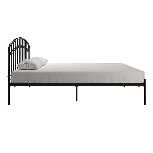 DHP Narla Metal Platform Bed, Queen, Black