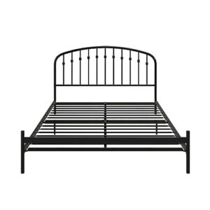 DHP Narla Metal Platform Bed, Queen, Black