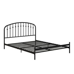 DHP Narla Metal Platform Bed, Queen, Black