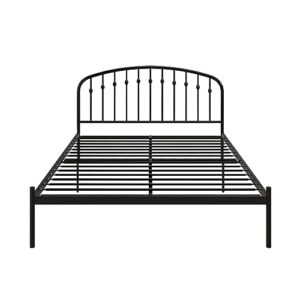 DHP Narla Metal Platform Bed, Queen, Black