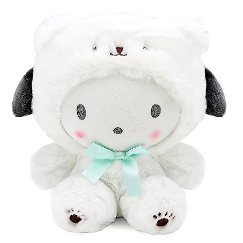 Kawaii Anime Pochacco Plush Pc Doll 8", Cartoon Stuffed Animal Figure Plushies Pillow Toy, Cute Cartoon Theme Party Favor, Soft Lovely Plushies Gift for Girls Teens Fans Birthday Decoration, Green