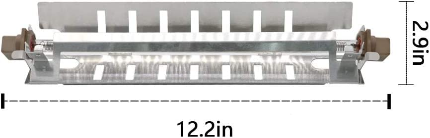 HAÜS PARTS WR51X10055 & WR55X10025 & WR50X10068 Refrigerator Defrost Heater Kit Compatible With Top Brands Replaces With PS1017716, WR50X10028, WR50X10051, EA303781