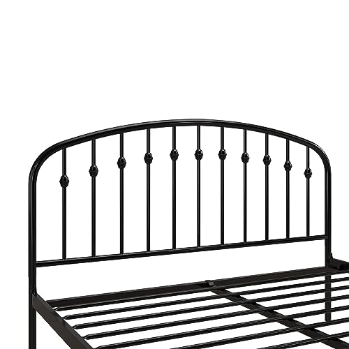 DHP Narla Metal Platform Bed, Queen, Black