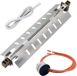 haÜs parts wr51x10055 & wr55x10025 & wr50x10068 refrigerator defrost heater kit compatible with top brands replaces with ps1017716, wr50x10028, wr50x10051, ea303781