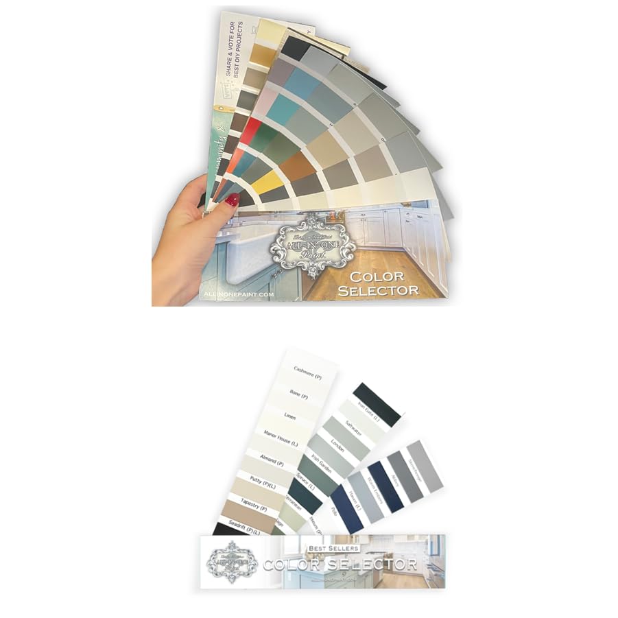 ALL-IN-ONE Paint Color Card Fan Deck plus Featured 30 "2024" Color Selection Card