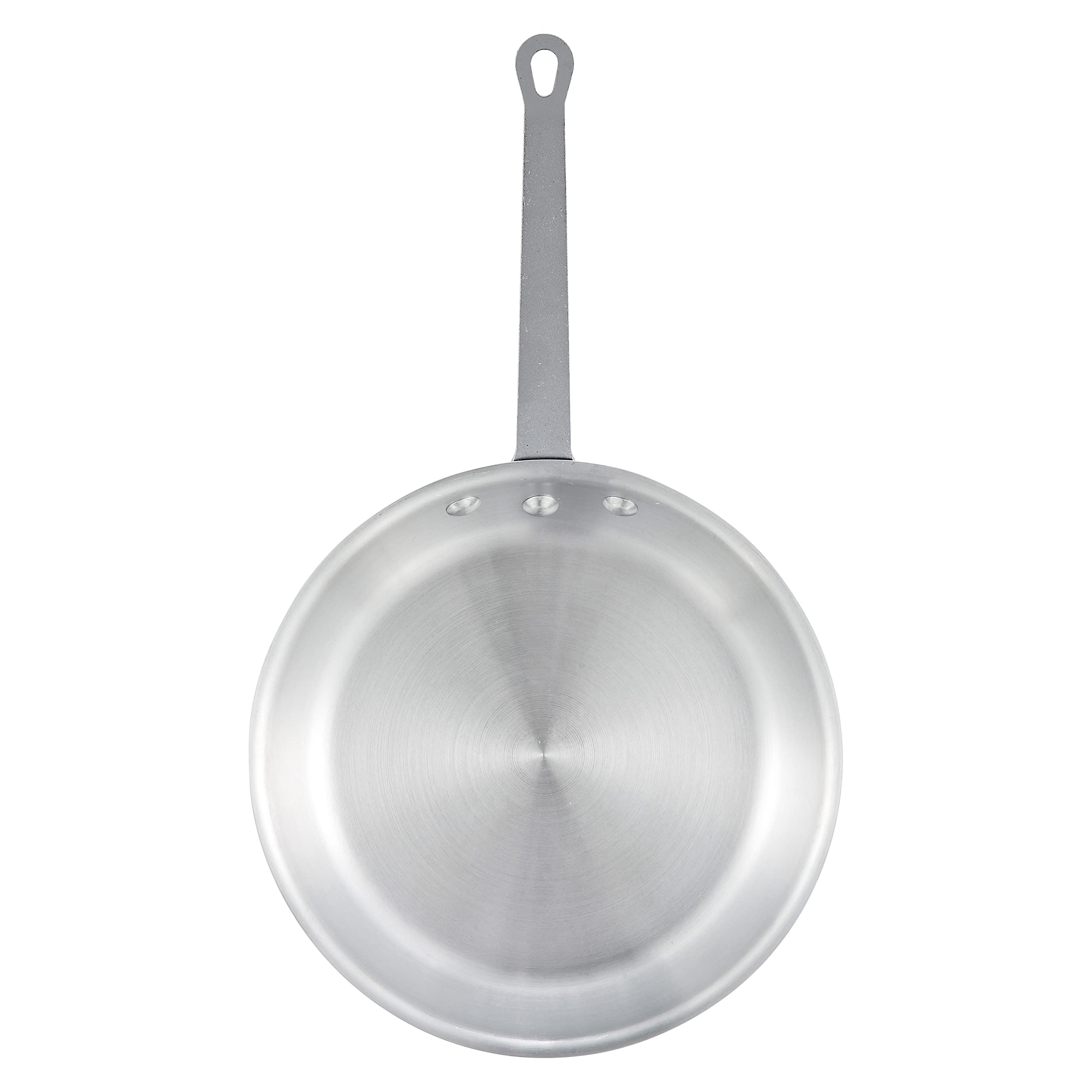 Winco AFP-10S Commercial-Grade Aluminium Fry Pan/Skillet, 10", Silver