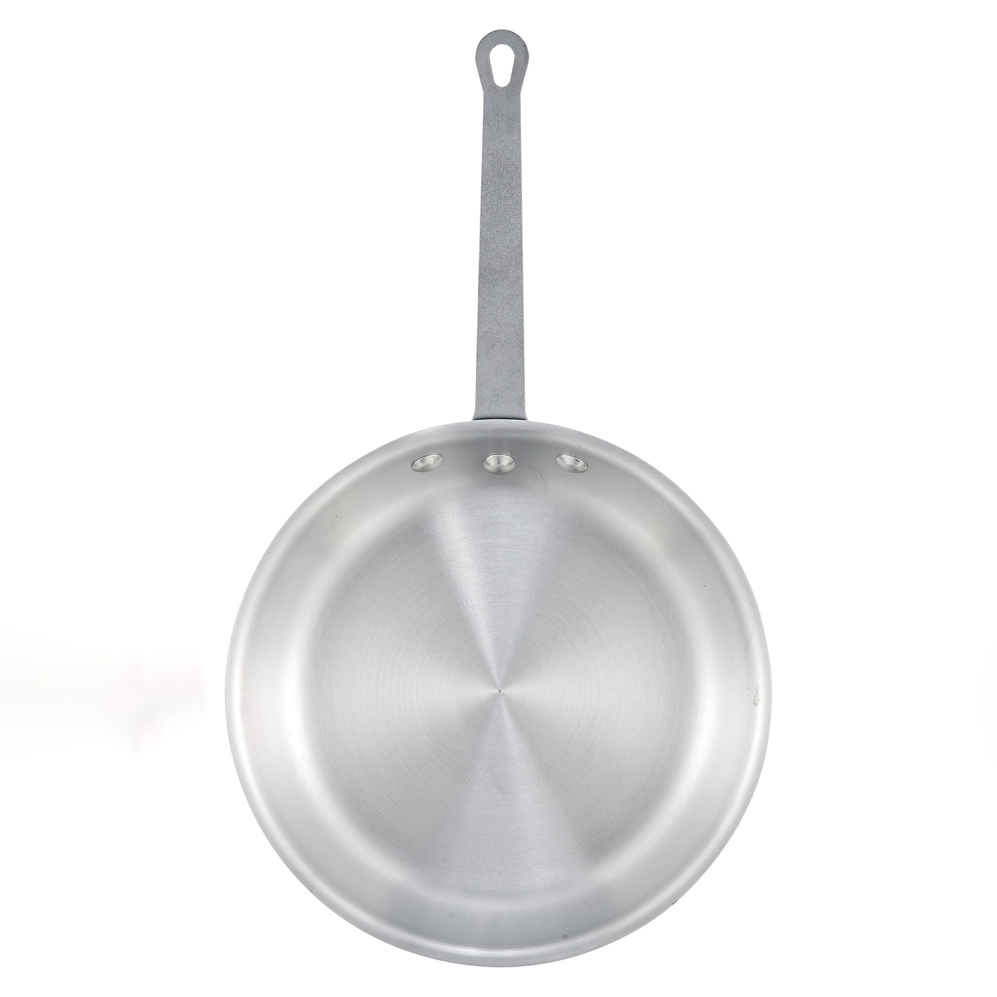 Winco AFP-14A Commercial-Grade Aluminium Fry Pan/Skillet, 14", Silver