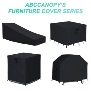 ABCCANOPY Air Conditioner Cover Waterproof Protective Cover Outdoor Furniture Cover Universal Square Cover Furniture Protective Cover 34x34x32 Black