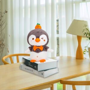 AUCOOMA Penguin Plush Stuffed Animal Toys，Cute Stuffed Penguin Plush Toy Hug Pillow 9.8"