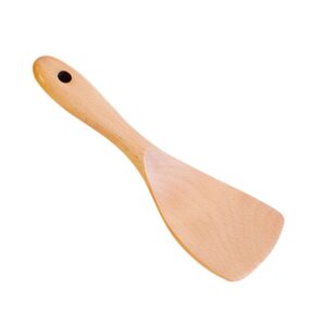 Operitacx Wooden Ladle Cooking Ladle Kitchen Scoop Wood Rice Paddle Rice Cooker Paddle Kitchen Paddle Wood Rice Scoop Wood Spatula Rice Spoon Wooden Paddle Bamboo Long Spoon