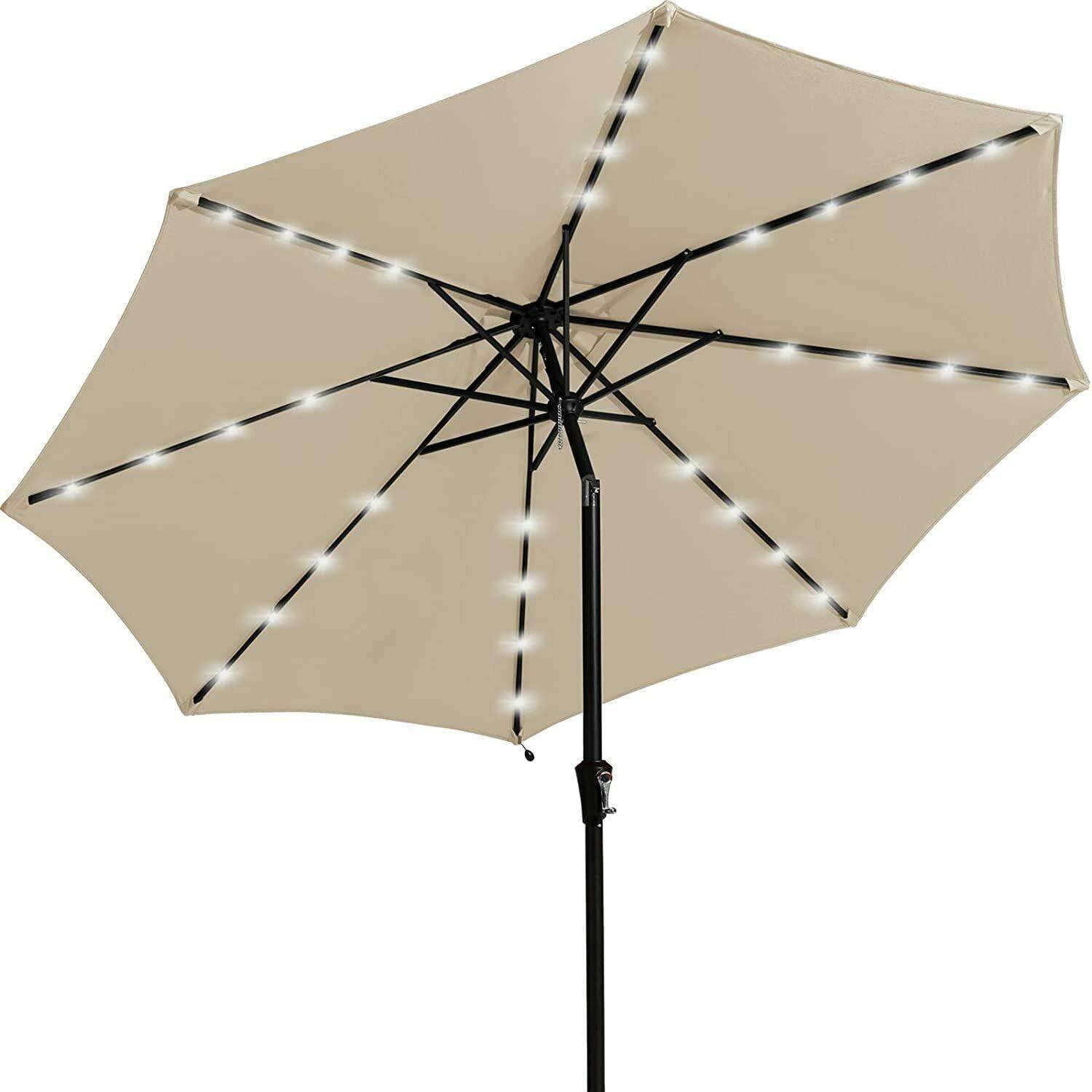 JHUS LED Patio Umbrella JHUS Patio-umbrellas Outdoor furniture Solar lights outdoor Patio furniture Patio set Patio furniture sets Patio umbrellas Beach umbrella Patio umbrella Umbrella ba