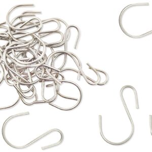 Yikla S Hooks for Hanging Plants, Clothes, S Shaped Hooks Made of Stainless Steel, Heavy Duty S-Hooks, 20 Pack