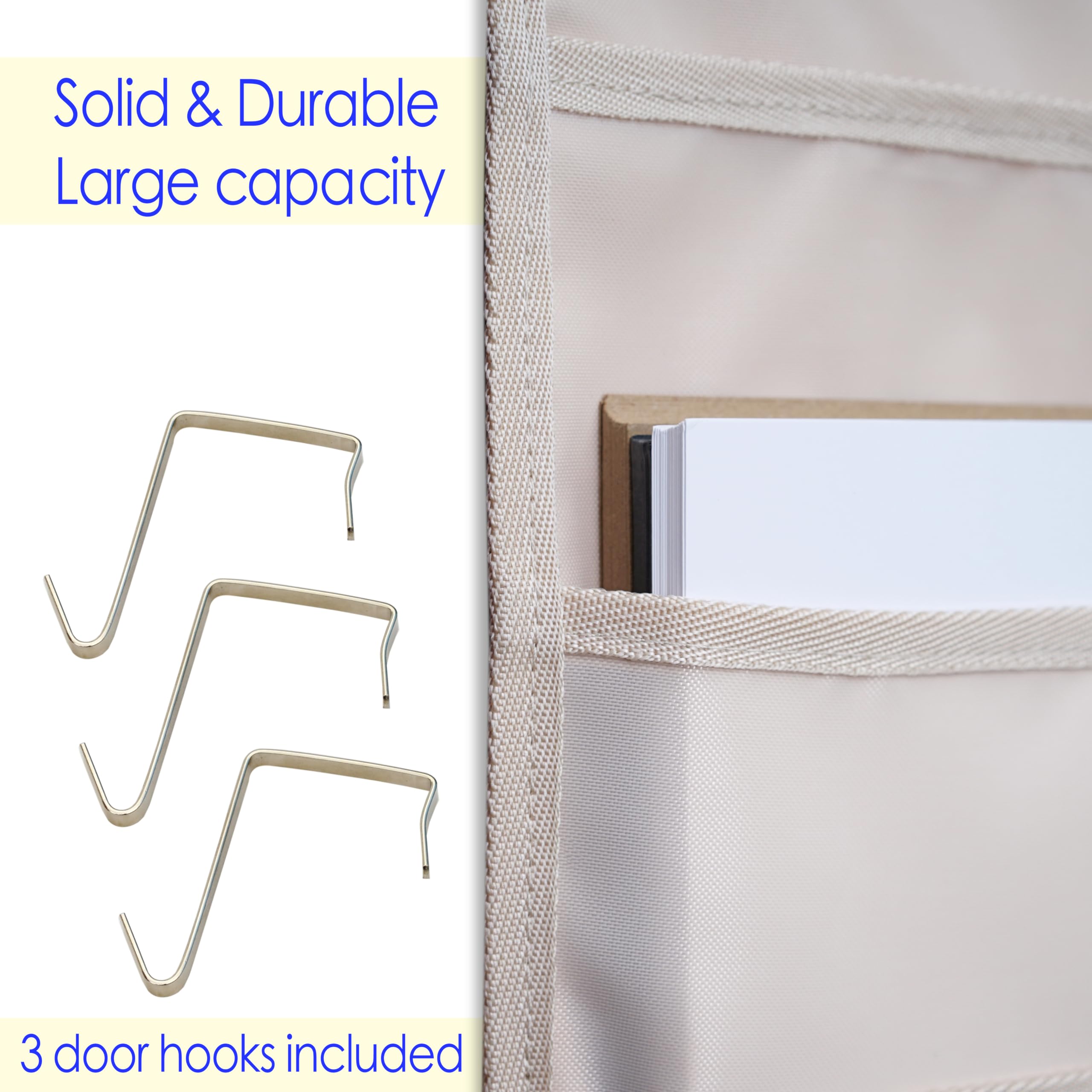 12 x 12 Paper Storage, Door Hanging Organizer for Vinyl, HTV Sheets, Cardstock, Scrapbook, Cut Mat Holder