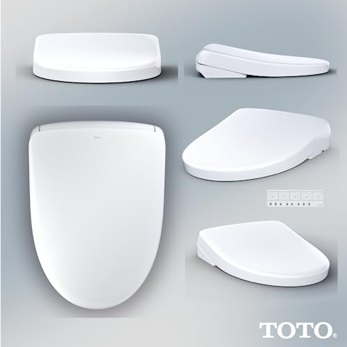 TOTO SW4726AT40#01 WASHLET+ Electronic Bidet Toilet Seat, Elongated, Cotton White