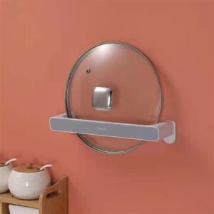 Self Adhesive Multi Purpose Towel Holder Bath Towel Rack Shelf Towel Bar Kitchen Accessories (D 46.3 * 6.5 * 2.8cm)