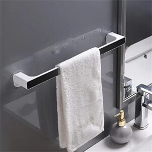 self adhesive multi purpose towel holder bath towel rack shelf towel bar kitchen accessories (d 46.3 * 6.5 * 2.8cm)