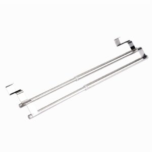 Fybida Towel Rack Over Door Over Door Towel Rack 26×13×3 Double Layers Stainless Steel Telescopic Towel Rack Hanger Bathroom Kitchen