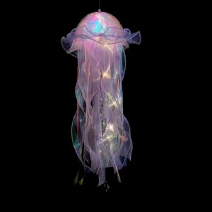 Jellyfish Hanging Decor,Party Decorations, Set of 5,Under The sea Party Decorations,Jellyfish Kit for Under The Sea Little Mermaid Party Decoration RPS-IND