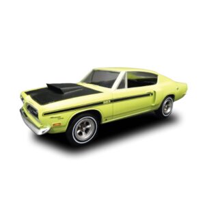 mpc 1969 plymouth barracuda 1:25 scale model kit