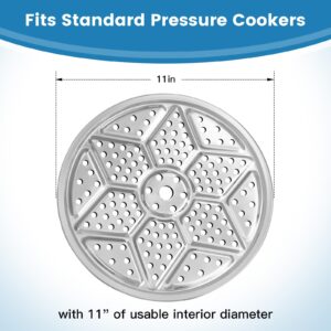 aoulela 4Pack Pressure Canner Rack, Stainless Steel Canning Rack for Pressure Cooker, 11 Inch Canning Rack for Water Bath Canner, Canning Supplies, Compatible with Presto, All American and More