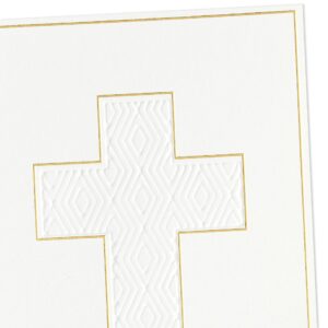 Hallmark Religious Easter Cards, Gold Cross (20 Blank Cards with Envelopes) for Confirmations, Baptisms, Weddings, Clergy Appreciation