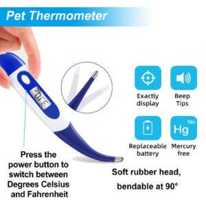 YTCYKJ Puppy Scales for Weighing, Multi-Function LCD Digital Puppy Scale for whelping Dogs with Pet Thermometer＆Nail Clipper, Perfect for Puppy/Hamster/Hedgehog/Food, Capacity up to 33 lb