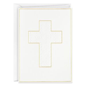 hallmark religious easter cards, gold cross (20 blank cards with envelopes) for confirmations, baptisms, weddings, clergy appreciation