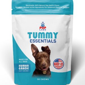 Pup Labs Tummy Essentials Probiotics for Dogs - Eliminate Digestive Dysfunction - Supports Gut Health - Dog Probiotics Support a Happy and Active Life - Made for All Dogs and in The USA, 30 Chews