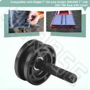 BERPSE 305784005 089041054704 Tile Saw Roller Assembly, for 7" Tile Saw, Compatible with Ryobi DT180EVO Saw, Fits Model R4030, R4031, R4030S, R4031S, R40311