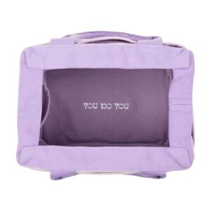 Soolla Studio Bag - World's Most Loved Art Supply & Pottery Tool Bag, Washable, Over 30 Pockets, 10 Premium Colors, Canvas Tote, Craft Organizer, Sewing, Knitting, Adults, Students, Kids (Lilac Love)