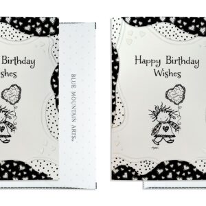 Blue Mountain Arts Birthday Card 2-Pack from Marci—Birthday Wishes for a Year Filled with Happiness, Tender Memories, and Love