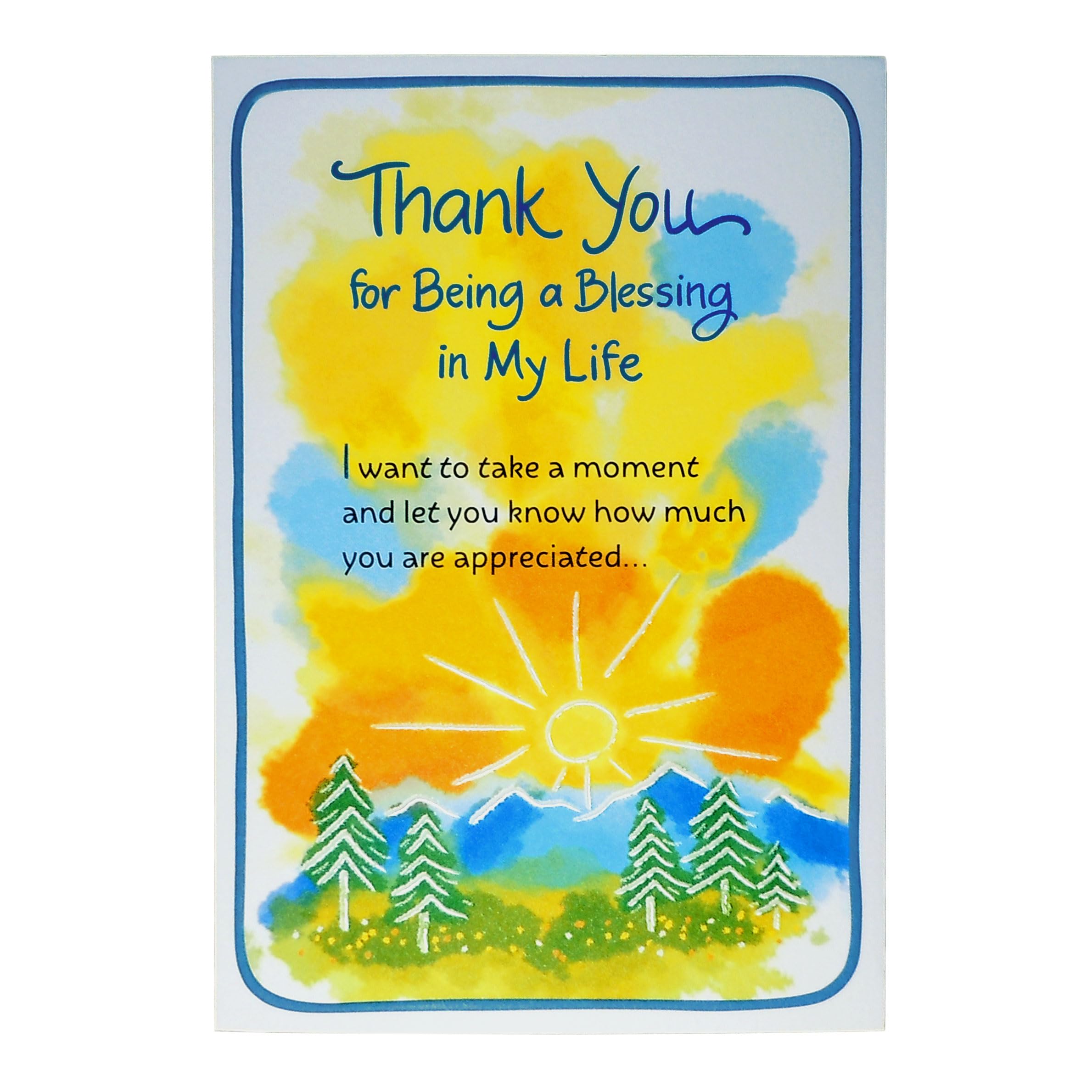 Blue Mountain Arts Appreciation Card 2-Pack—Heartfelt Message of Admiration and Gratitude for Someone Who Is a Blessing in Your Life