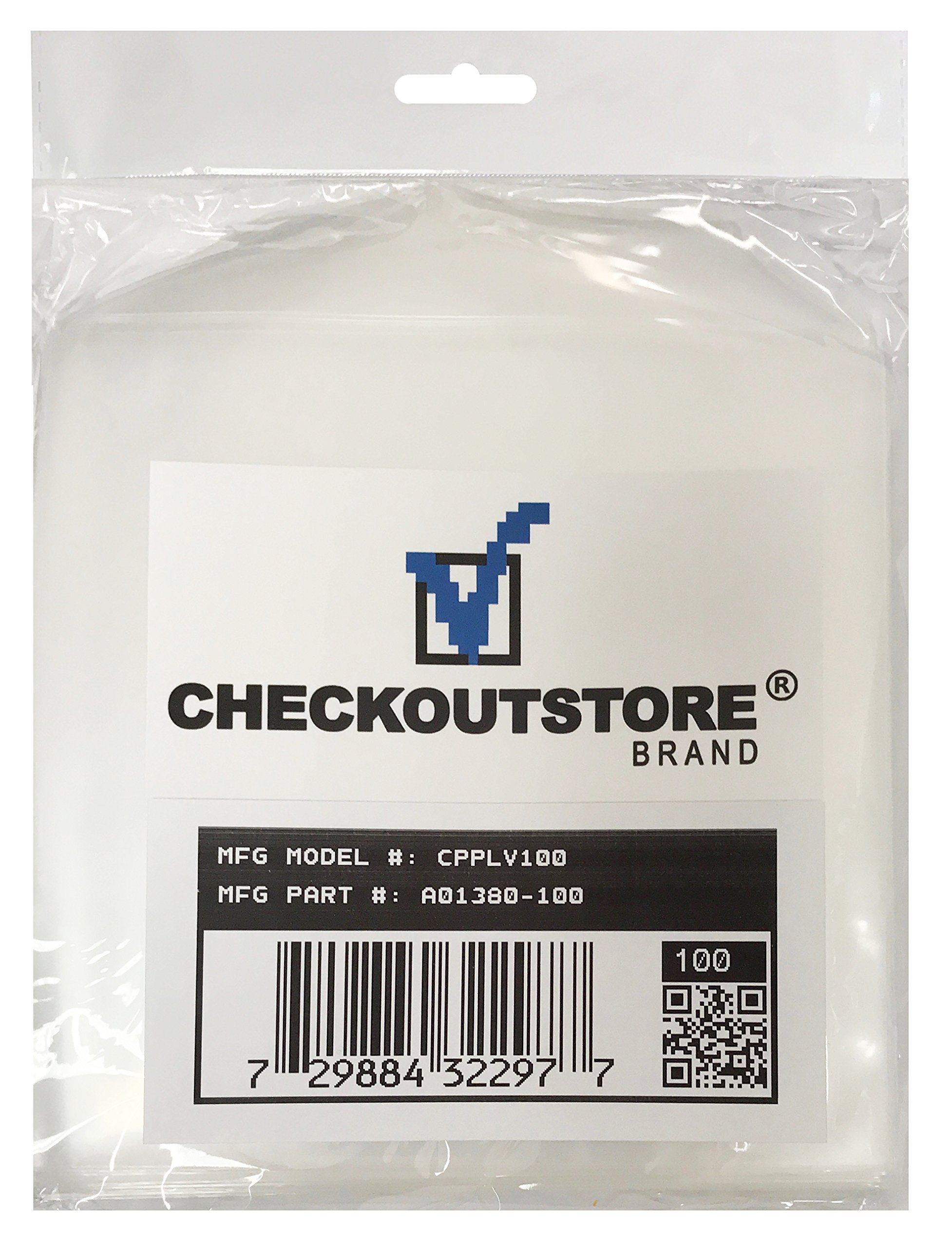 200 CheckOutStore Stamp & Die Clear Storage Pockets (5 x 5 1/8)