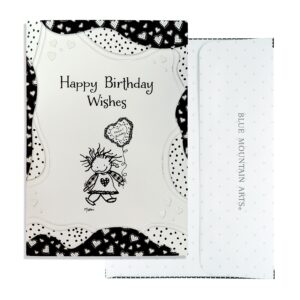 Blue Mountain Arts Birthday Card 2-Pack from Marci—Birthday Wishes for a Year Filled with Happiness, Tender Memories, and Love