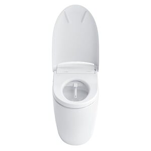 TOTO NEOREST® RS Dual Flush 1.0 or 0.8 GPF Toilet with Intergeated Bidet Seat and EWATER+, Cotton White - MS8341CUMFG#01